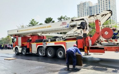 Superblok Kota Kasablanka Gelar Simulasi dan Pelatihan Hadapi Kebakaran
